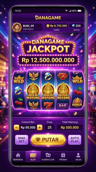 Pengguna menikmati pengalaman unduh aman dan cepat dengan danagame.